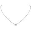 Suplight Collana Argento 925 Donna con Lettera B Collana Argento Donna Girocollo Argento Semplice Collana Inziale B con Confezione Regalo
