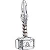 Generic Charm Thor Martello in argento Sterling 925, compatibile con ciondoli Pandora e molti altri braccialetti del Regno Unito., Metallo