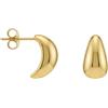 SOFIA MILANI - Orecchini da Donna in Argento 925 - Placcati in Oro - Orecchino a Perno a Goccia - E3075