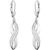 SOFIA MILANI - Orecchini da Donna in Argento 925 - con Pietra Zircone - Orecchino Pendente ad Infinito - E2435