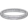 FOCALOOK Bracciale da Donnaa Elastico a Catena Serpente Regolabile in Acciaio Inossidabile Bracciale Acciaio Donna Bracciale Catena Elastico Larghezza 10mm Confezione Regalo