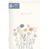 Häfft paper&you® taccuino A6+ a righe Flower Joy con 64 pagine, taccuino con copertina morbida di piccole dimensioni, mini diario con linee - Sostenibile & rispettoso con il clima