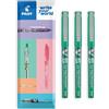 PILOT V5 Hi-Tecpoint - Penna a sfera con punta fine da 0,5 mm, in confezione regalo, confezione da 3 (verde)
