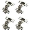 LIKERAINY 95 Grado Battuta Interna Mini Cerniera del Telaio 35mm per Porta Cerniere Corte per Mobile da Cucina Gabinetto Armadio Porte 4 Pezzi
