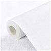 Ray-Velocity Carta da Parati Autoadesiva da 2,5 mm, Carta da Parete Decorativo Impermeabile, Carta da Parati per Ristrutturazioni Ideale per Camera da Letto, Cucina e Soggiorno (Bianco, 50x1000cm)