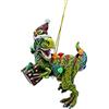 December Pets Dinosauro albero di Natale ornamento T Rex coperto di luci per bambini