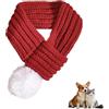 MniimaLuxe Sciarpa natalizia per cani, costume natalizio per cani, sciarpa natalizia, sciarpa per cani, sciarpa natalizia, sciarpa per cani, sciarpa per cani, colore rosso M