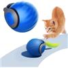 Byffoer Giocattolo per gatti, 2025 Magic Ball Cane, palla interattiva, palla da gioco per cani, giocattolo elettrico per gatti, auto-occupazione con coda di ricambio (blu*1)