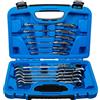BGS 6180 | Serie di chiavi combinate a cricchetto con doppio snodo | regolabile | 8-19 mm | 12 pz