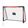 AKTIVE 54304 - Porta da calcio in acciaio, struttura smontabile, facile da montare, con rete in poliestere, include picchetti per il fissaggio, resistente e leggera, ottimale per l'allenamento