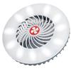 AKTIVE Ventilatore a LED ricaricabile con caricabatterie USB, portatile e multifunzione, 54 luci LED, 3 velocità di ventilazione e batteria a lunga durata, ideale per campeggio e casa (63078)