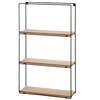 AKTIVE Max Home Scaffale da parete, 30x10x50 cm, peso massimo supportato 6 kg, 3 ripiani, struttura in metallo, rettangolare, design moderno da appendere, decorazione soggiorno (18474)