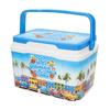 AKTIVE Borsa frigo rigida da 5L, Design Summer Trends, Plastica resistente,nchiusura sicura, Leggera e compatta (62393)