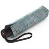 Knirps A.050 Medium Manual - Ombrello tascabile compatto e resistente alle tempeste - Stabile - Antivento, Cubo Ice, 98 cm