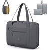 SPAHER Espandibile Borsa Viaggio Aereo 40x30x10 Lufthansa 40x30x20 Wizzair Bagaglio a Mano Borsone da Viaggio Palestra Donna Uomo con Tasca Umida e Borsa da Toilette Wizzair Bag Valigia 40x20x30