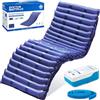 AIESI® Materasso Antidecubito ad elementi intercambiabili con compressore regolabile a ciclo alternato DOCTOR MATTPLUS, 22 elementi, Portata 150 Kg, Silenzioso, Garanzia Italia 24 mesi