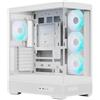 Aerocool Case AeroCool P500B Digi Pannelli in vetro temperato Midi-Tower ATX Bianco [ACCM-PN09143.21]