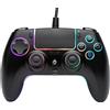 Qubick Controller Qubick Neon COP50015 Gamepad RGB Cablato 3.5mm PS5/PC Nero [COP50015]
