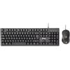 Itek Kit tastiera e mouse iTek DEC C01 wired 3600dpi Nero [ITKMDECC01]
