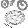 IUVWISN Ebike Rotore Freno Posteriore e Font Freni Rotori In Acciaio Inox per Ridstar Q20 Electric Dirt Bike 180mm