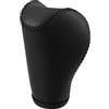 QUARKZMAN Copertura Pomello Cambio per Jeep Cherokee 14-23 1pc | Pelle PU, Nero, 10x6.5cm, Per Jeep Renegade 15-23, Per Jeep Compass 17-23, Protegge Dai Graffi, Include Linea Nera E Ago