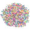 PATIKIL 120g Coriandoli Finti Colorati Granelli Finti Argilla Polimerica Nuovi Zucchero Strisce Colorate per Arte Unghie Fai Da te Artigianato Torta Custodia Telefono Resina, Colori Misti
