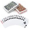 Aomaic 2 Mazzi Carte da Gioco Professionali Plastica Impermeabile Carte Poker Jumbo Index Playing Cards Poker Cards per Riunione di Famiglia Riunione di Amici Festa in Piscina