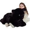 IKASA Gatto Peluche Gigante Giocattolo,78cm Animali di Peluche XXL XL Grande Giganti Enorme Jumbo Animale Grasso,Regali per Bambini