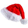 AWAVM 1PZ Cappello di Babbo Natale Cappello di Natale per Bambini Ragazzi Ragazze, Cappello di Babbo Natale in Velluto Spesso Confortevole per Natale Capodanno Festa a Tema Festivo, Cappello Natalizio