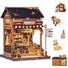 Endless Limit Book Nook: Mini Casette & Puzzle 3D con Rilievi, Decorazione Libreria | Regalo Amanti Puzzle Femminili (Choshi no Shitamachi)