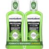 Mentadent Collutorio CPC, Azione Antibatterica, con CPC e Tecnologia di Protezione Attiva 5X, Igiene Profonda, Gusto Menta e Olio Essenziale di Pino 100% Naturale, Formato 2 x 400 ml