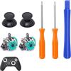 Sylkeov Joystick Kit di ricambio e riparazione per Xbox Series X/S, Xbox One, Xbox One X/S, controller Xbox One X/S, joystick di ricambio ottimale e strumenti di riparazione per un controllo migliorato