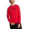 Champion Classic Long Sleeve T-Shirt, Standard Fit, Script & C Logo, Available in Regular And Big & Tall, Scarlatto Y06794, M Uomo