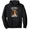 J.Berg: Australian Shepherd Dog Gifts fo Best Aussie Mom Ever L'Australian Shepherd Cane Vintage Done Felpa con Cappuccio