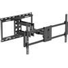 myWall my wall Supporto da parete orientabile per TV fino a 100 pollici, HP43L, supporto per TV orientabile per 43-100 pollici (109-254 cm), portata fino a 80 kg, inclinabile e girevole, distanza variabile