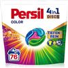 Persil 4 in 1 Color DISCS (76 lavaggi), detersivo con tecnologia puramente profonda, detersivo per capi puri e freschezza igienica per la lavatrice