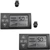 Hopbucan Bicicletta Elettrica S861 Schermo LCD 6 Pin per 24 V 36 V 48 V Ebike Controllo Manuale Contatore di Velocità Connettore Impermeabile