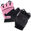 TAVIALO Guanti Palestra Fitness Donna per Ginnastica Pesi Allenamento Crossfit Bodybilduing Bici. Palmo in pelle, dorso traspirante. (Rosa/Nero, M 16-19 cm)