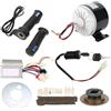 Keenso Kit di conversione per Bicicletta ad Alta velocità, 9 Pezzi/Set 24V 250W Guarnitura Motore Spazzolato con Controller con Impugnatura dell'acceleratore per Bici