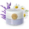 réju.mo Peeling sale peeling per viso e corpo, peeling salato sauna per una pelle delicata e liscia, anti-acne, per la cura e la pulizia della pelle (viola), camomilla alla lavanda