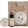 Officina Naturae | Confezione Regalo Scrub Corpo 50ml e Olio di Mandorle Dolci 50ml - Esfoliante Naturale e Trattamento Nutriente, con Aloe Vera Bio, Burro di Karité e Granuli di Nocciolo