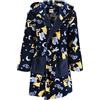 BlueY Vestaglia per Bambini, Design Velluto Vestaglia per la Casa per Ragazze e Ragazzi, Taglie 3 a 6 Anni (IT, Età, 5 anni, Regular, Blu)