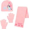 BlueY Cappello, Sciarpa e Guanti per Ragazze, Berretto Invernale per Bambina, Regalo per Bambine | Rosa