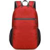 PORRASSO Zaino Casual Zaino Impermeabile Leggero Pieghevole 19L Backpack per Donna Uomo Viaggio Uso Quotidiano Rosso