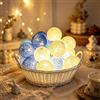 YeahBoom 1.5M 10LED Ghirlanda Luminosa Cotone LED,Palline Decorativ Catena Luminoso Interno,Ghirlanda Luminosa Cameretta Bambini,per Balcone Festa Matrimonio Vacanze Decorazione Interna