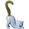 Yizzwtc Vasi a Forma di Gatto, Vasi Ceramica per Piante, Piccolo Fioriera in Ceramica da Interno vaso per Piante Succulente per Fiori, Piante Grasse, Cactus, Decorazione della Casa (Blu)