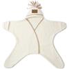 Clair de Lune Star - Coperta in pile per neonati, 6-12 mesi, colore: panna
