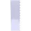 PME PS64 - Raschietto laterale per decorazione torte, 25,4 cm, trasparente