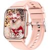 Popglory Smartwatch Bambini Uomo Donna, 100+ Sports & 24/7 Salute Orologio, Chiamate Bluetooth, Pressione Sanguigna, Frequenza Cardiaca, Stress, con/senza app, Sveglia, Calcolatrice, Contapassi Android iOS