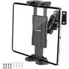 OHLPRO Supporto da Parete per Tablet e iPad, Porta Tablet da Muro con Rotazione a 360° Supporto iPad Braccio Lungo 7 cm Compatibile con 5-13 iPad Pro Air Mini Galaxy Tab S9 Fire HD 10 Switch Kindle